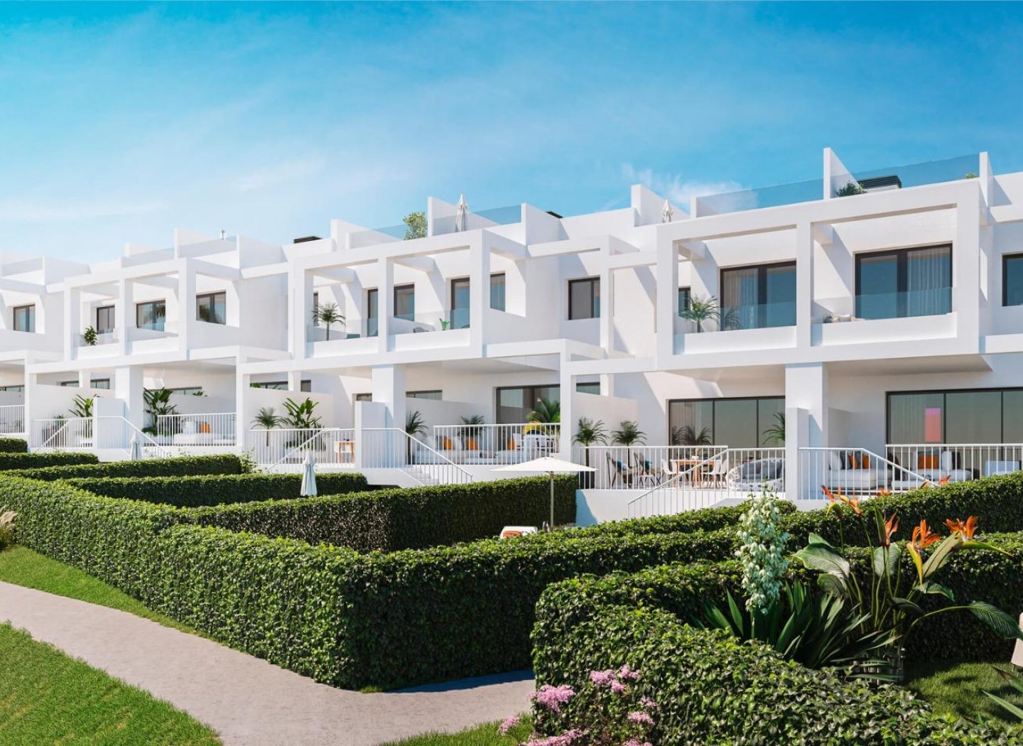 Neubau - Reihenhäuser -
Manilva - La Duquesa