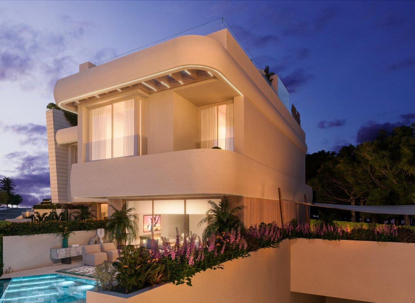 Neubau - Reihenhäuser -
Marbella - Las Chapas