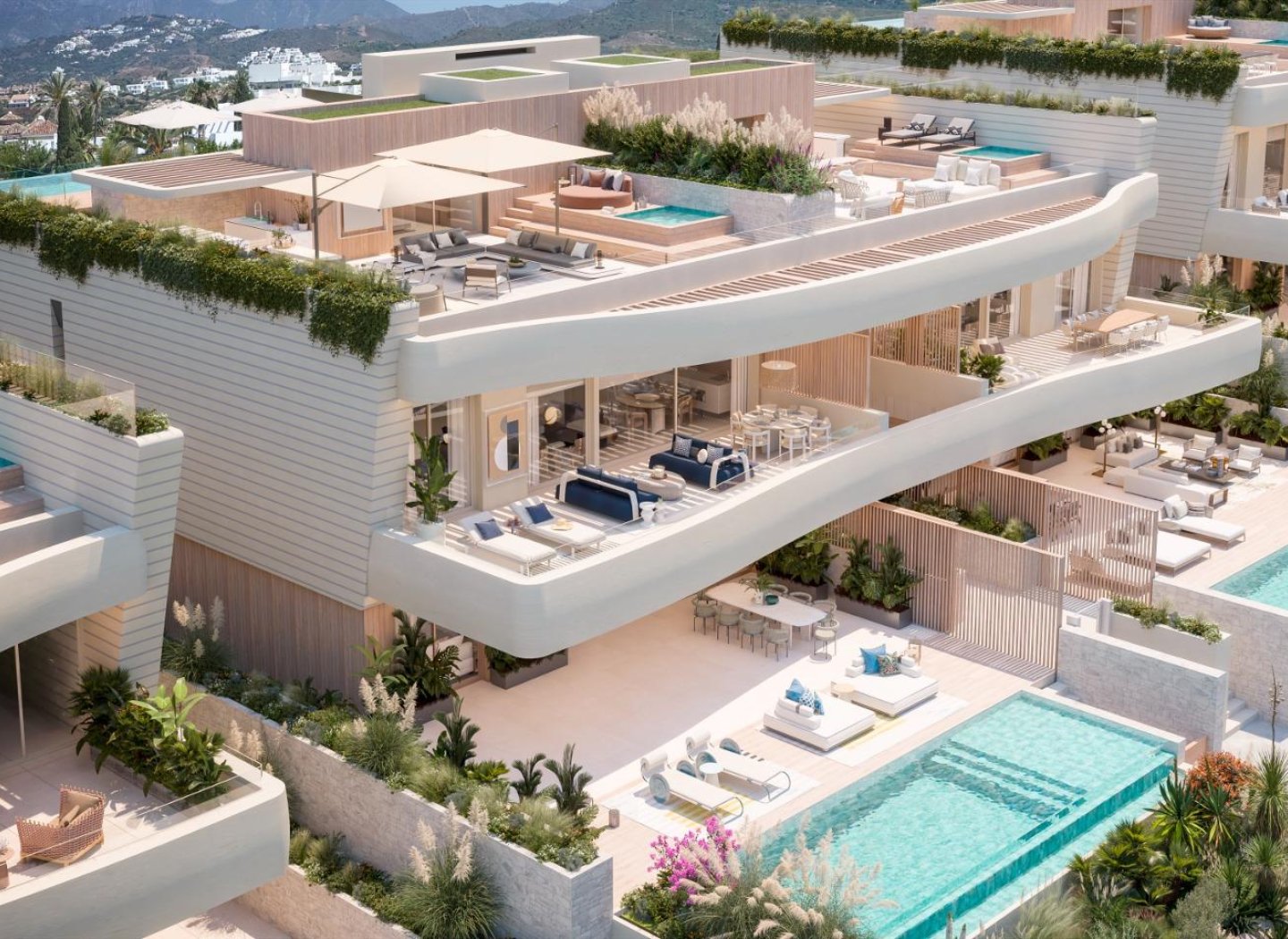 Neubau - Reihenhäuser -
Marbella - Las Chapas