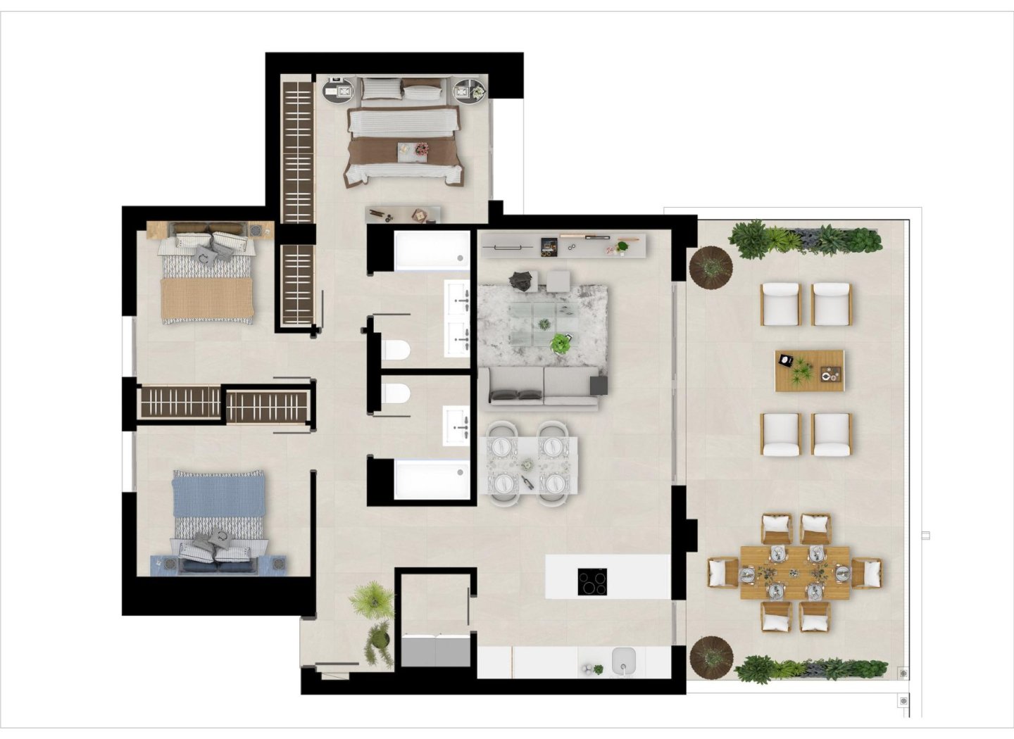 Neubau - Wohnung -
Marbella - La Cerquilla