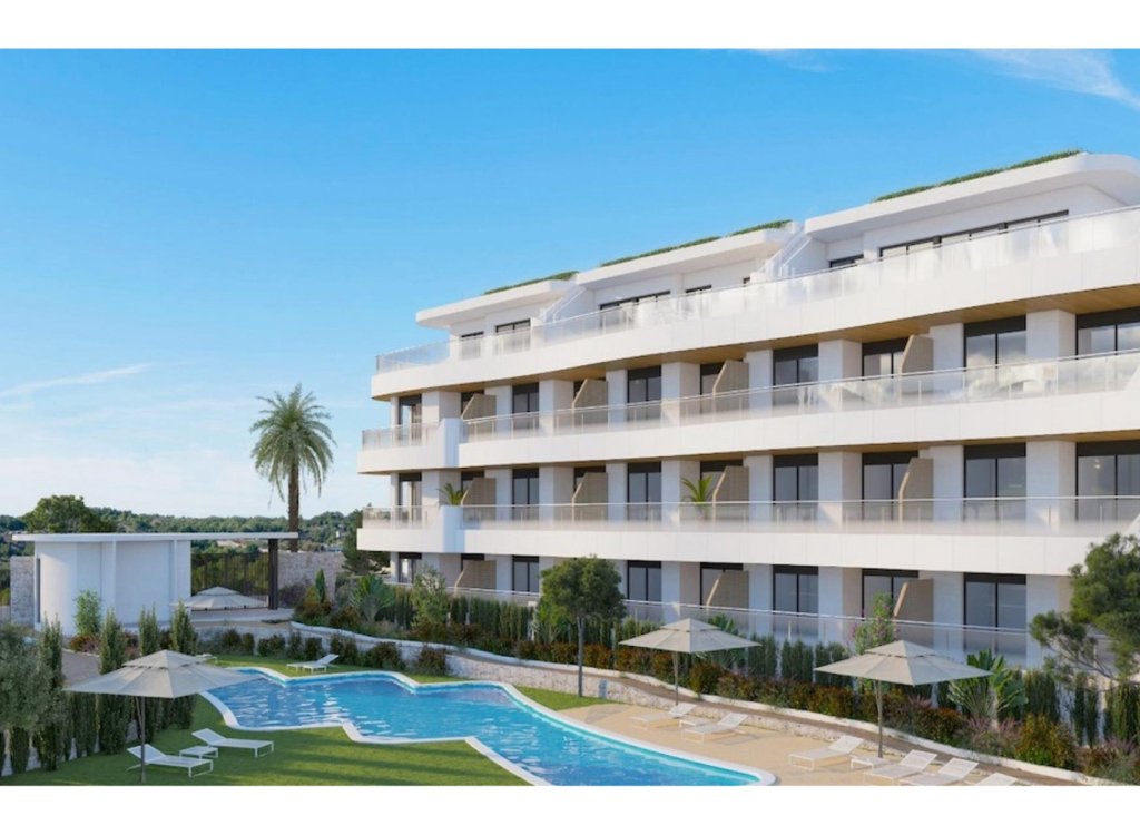 Nieuwbouw - Gelijkvloers appartement -
Orihuela Costa - Playa Flamenca