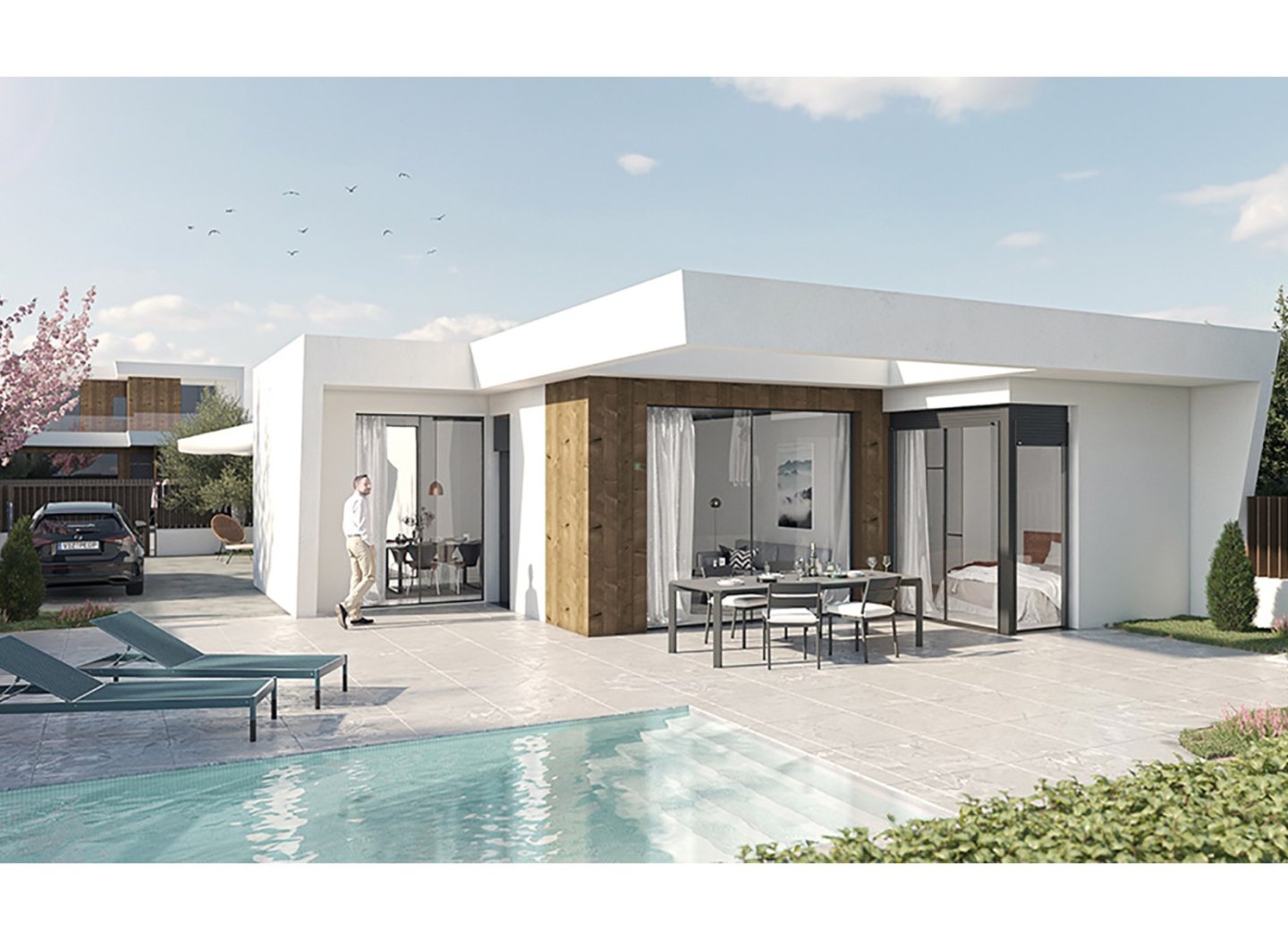 Nieuwbouw - Villa -
Banos Y Mendigo - Altaona Golf