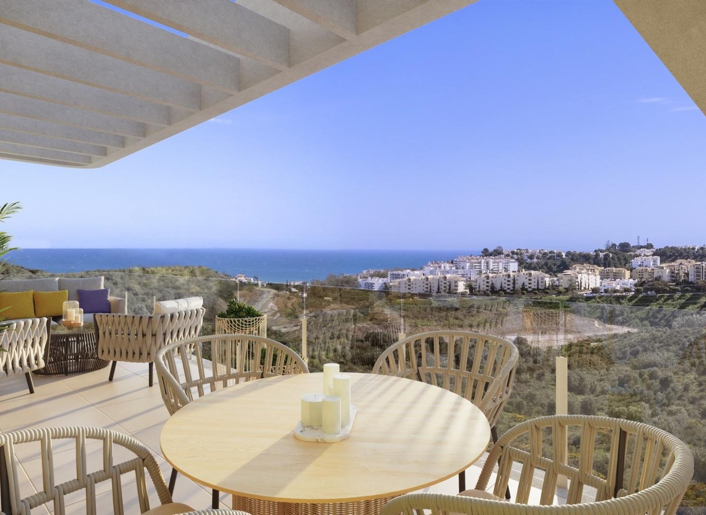 Nouvelle construction - Appartement -
Mijas - Calaburra - Chaparral