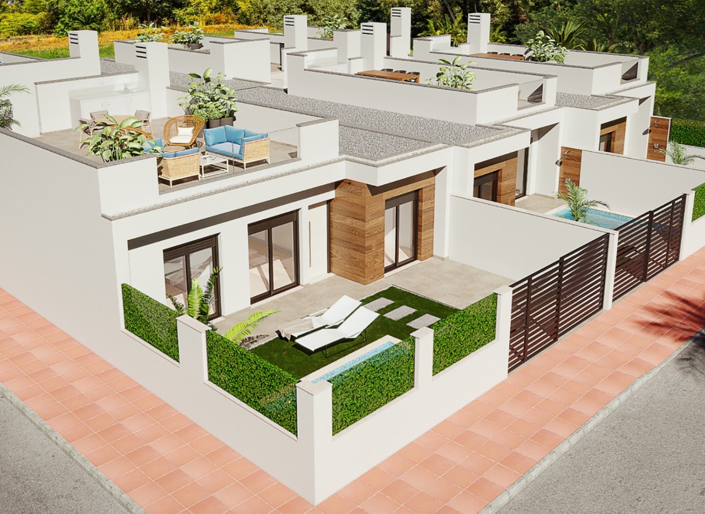 Nouvelle construction - Maison mitoyenne -
Dolores de Pacheco