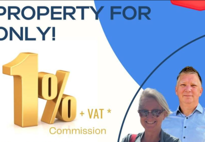 Now, selling your property in Spain only has a 1% commission